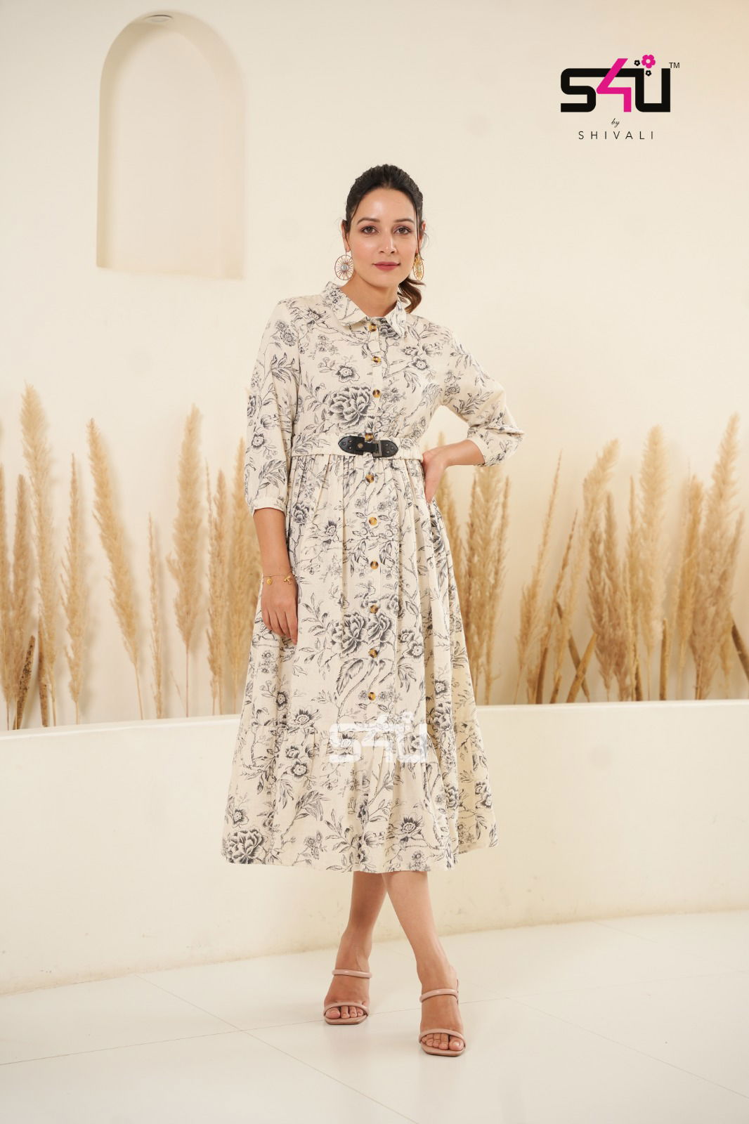 S4U Knot It Up Cotton Party Wear Kurtis Catalog
